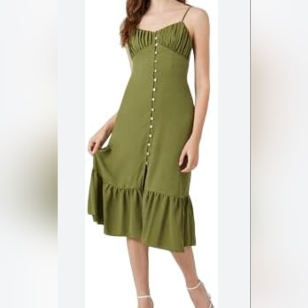 Forever 21 Small Olive Dress